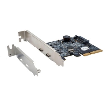 Exsys PCIe EX-12000, 2 Port USB 3.2 Gen2, Karte mit 2x C Anschluss (Asmedia) Exsys PCIe EX-12000, 2 Port USB 3.2 Gen2, Karte mit 2x C Anschluss (Asmedia)
