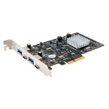 Exsys PCIe EX-12005, 4 Port USB 3.2 Gen2, Karte mit 2x A– und 2x C Anschluss(Asmedia) Exsys PCIe EX-12005, 4 Port USB 3.2 Gen2, Karte mit 2x A– und 2x C Anschluss(Asmedia)