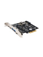 Exsys PCIe EX-12007, 5 Port USB 3.2 Gen2, Karte mit 2x A– und 3x C Anschluss(Asmedia)