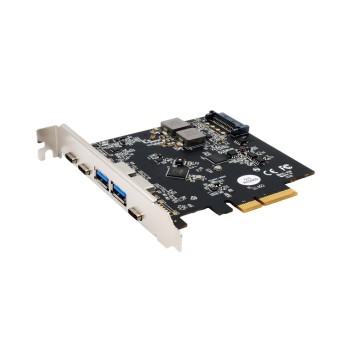 Exsys PCIe EX-12007, 5 Port USB 3.2 Gen2, Karte mit 2x A– und 3x C Anschluss(Asmedia) Exsys PCIe EX-12007, 5 Port USB 3.2 Gen2, Karte mit 2x A– und 3x C Anschluss(Asmedia)