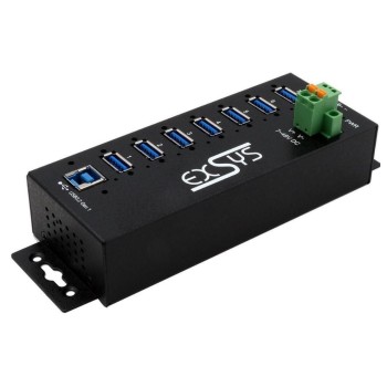 exSys EX-1187HMVS-2, 7x USB 3.0, Metall,, Din-Rail, with Überspannungsschutz, exSys EX-1187HMVS-2, 7x USB 3.0, Metall,, Din-Rail, with Überspannungsschutz,