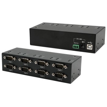 Exsys USB 2.0 zu 8x seriell RS-232 Ports, Metallgehäuse (FTDI Chipsatz) Exsys USB 2.0 zu 8x seriell RS-232 Ports, Metallgehäuse (FTDI Chipsatz)
