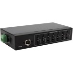 Exsys 7-Port USB 2.0 HUB für Tisch, Wand, und DIN-Rail Montage, 15KV ESD Schutz