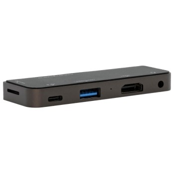 Exsys 5 in 1 USB-C Mini Dockingstation, für Notebook, MacBook, Tablet