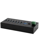 Exsys7-Ports USB 3.2 Gen 1 HUB, 15 KV ESD, Schutz for Wand and DIN-Rail Montage