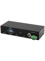 Exsys 4 Port USB3.2, 2x1 HUB, 2x C-, 2x A, Ports for Tisch, Wand and DIN-Rail Montage