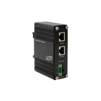 Exsys PoE+ Gigabit Splitter 12VDC/20W, -40°C bis +80°C Exsys PoE+ Gigabit Splitter 12VDC/20W, -40°C bis +80°C