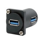 EXSYS EX-49154, D-Typ Adapter USB-A, USB 3.2 Gen1, Buchse-Buchse
