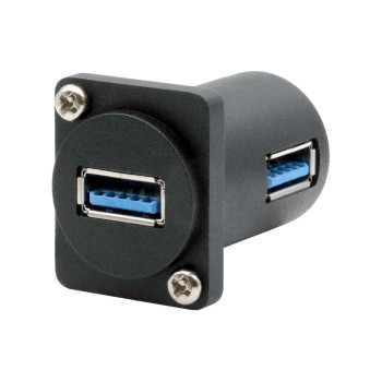 EXSYS EX-49154, D-Typ Adapter USB-A, USB 3.2 Gen1, Buchse-Buchse EXSYS EX-49154, D-Typ Adapter USB-A, USB 3.2 Gen1, Buchse-Buchse