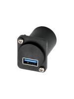 EXSYS EX-49155, D-Typ Adapter USB-A/USB-B, USB 3.2 Gen1, Buchse-Buchse
