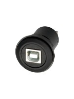 EXSYS EX-49213, Einbau-Adapter USB-B/USB-A, USB 2.0, Buchse-Buchse