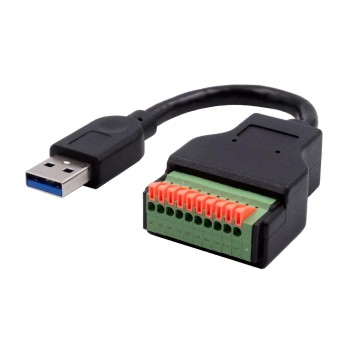 EXSYS EX-49127, USB-A Terminal Block Adap., USB 3.2, 10-pin Terminal Block EXSYS EX-49127, USB-A Terminal Block Adap., USB 3.2, 10-pin Terminal Block