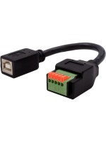 Exsys Adaptateur USB 2.0 Prise USB B - Bloc de terminaison 5 broches
