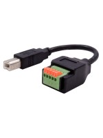 Exsys Adaptateur USB 2.0 Connecteur USB B - Bloc de terminaison 5 broches