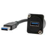EXSYS EX-49164, D-Typ Adapter USB-A, USB 3.2 Gen1, Buchse-Stecker, 20cm