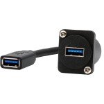 Exsys Adaptateur USB 3.1 Câble de type D Prise USB A - Prise USB A