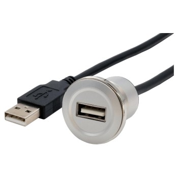 EXSYS EX-49181, Einbau-Adapter USB-A, USB 2.0, Buchse-Stecker, 30cm EXSYS EX-49181, Einbau-Adapter USB-A, USB 2.0, Buchse-Stecker, 30cm