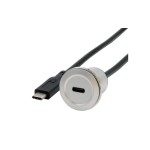 Exsys Adaptateur USB 3.1 Métal Connecteur USB C - Prise USB C