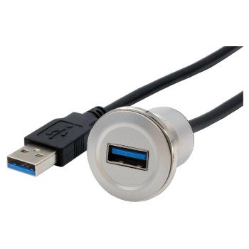 EXSYS EX-49186, Einbau-Adapter USB-A, USB 3.2 Gen1, Buchse-Stecker, 30cm EXSYS EX-49186, Einbau-Adapter USB-A, USB 3.2 Gen1, Buchse-Stecker, 30cm