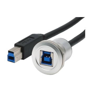 EXSYS EX-49187, Einbau-Adapter USB-B, USB 3.2 Gen1, Buchse-Stecker, 30cm EXSYS EX-49187, Einbau-Adapter USB-B, USB 3.2 Gen1, Buchse-Stecker, 30cm
