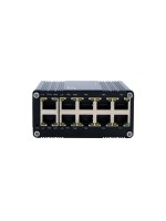 EXSYS EX-62025POE, 10-Port Switch, Industrial Switch, unmanaged, PoE, 48-57VDC