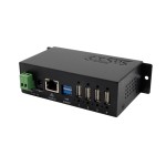 EXSYS EX-6003HMVS, IP USB2.0 Server, 4x USB 2.0, 15KV ESD, Metallgehäuse