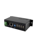 EXSYS EX-6003HMVS, IP USB2.0 Server, 4x USB 2.0, 15KV ESD, Metallgehäuse