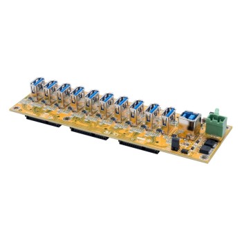 EXSYS EX-1110HMVS-PL, 10x USB3.2, Platine, 15KV ESD Schutz, nur Platine EXSYS EX-1110HMVS-PL, 10x USB3.2, Platine, 15KV ESD Schutz, nur Platine