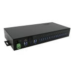 EXSYS EX-1116HMVS-PWR, 16x USB3.2 HUB, 15KV ESD Schutz, Metall HUB, with power supply