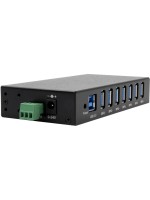 EXSYS EX-11237HMS-2, 7-Port USB3.2 HUB, 15KV ESD Schutz, Wand+Tisch+DIN-Rail