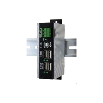 EXSYS EX-1163HMS-WT, 4x USB2.0, Metall HUB, 15KV ESD Schutz, -40°C bis +85°C EXSYS EX-1163HMS-WT, 4x USB2.0, Metall HUB, 15KV ESD Schutz, -40°C bis +85°C