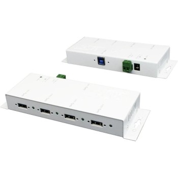 EXSYS EX-1183HMVS-2W, 4x USB3.2, Metall HUB, 15KV ESD Schutz, weisses Gehäuse EXSYS EX-1183HMVS-2W, 4x USB3.2, Metall HUB, 15KV ESD Schutz, weisses Gehäuse