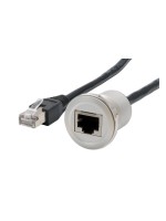 EXSYS EX-49184, RJ45 Einbaubuchse Cat.6, Einbau-Adapter, 30cm, Buchse zu Stecker