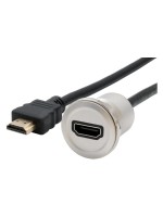 EXSYS EX-49180, Einbau-Adapter HDMI, Buchse for Stecker, 30 cm