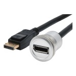 EXSYS EX-49185, Einbau-Adapter DisplayPort, Buchse zu Stecker, 30 cm