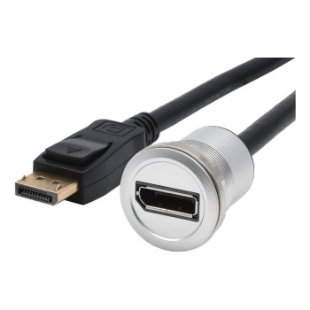 EXSYS EX-49185, Einbau-Adapter DisplayPort, Buchse for Stecker, 30 cm EXSYS EX-49185, Einbau-Adapter DisplayPort, Buchse for Stecker, 30 cm