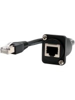 Exsys D-Typ RJ45 Cat.5e Femelle à mâle 20 cm