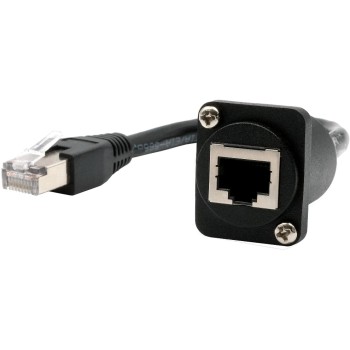 EXSYS EX-49159, D-Typ Adapter RJ45, CAT.5e, Buchse for Stecker, 20 cm