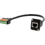 Exsys D-Typ RJ45 Cat.5e Femelle à 8 broches 20 cm