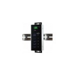 EXSYS EX-1187HMVS-WT, 7x USB3.2, Metall, 15KV ESD, Din-Rail, -40°C bis +85°C