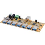 EXSYS EX-1188HMS-3-PL, 7x USB3.2, Platine, 15KV ESD, nur Platine