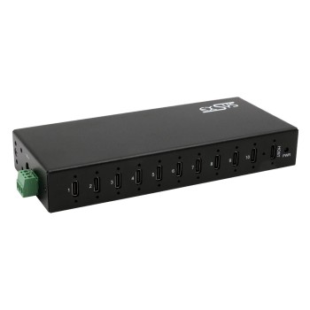 EXSYS EX-12270HMS, 10x USB3.2, Metall HUB, 15KV ESD, 10xUSB-C, 79.5W EXSYS EX-12270HMS, 10x USB3.2, Metall HUB, 15KV ESD, 10xUSB-C, 79.5W