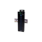 EXSYS EX-1580SHMVS, 10x USB3.2, managed HUB, 15KV ESD, 10xUSB-C, Managed USB-Hub