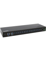 EXSYS EX-11236HMS, 16-Ports USB3.2gen1 HUB, Wand and DIN-Rail, 15KV ESD