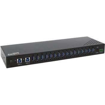 EXSYS EX-11236HMS, 16-Ports USB3.2gen1 HUB, Wand and DIN-Rail, 15KV ESD EXSYS EX-11236HMS, 16-Ports USB3.2gen1 HUB, Wand and DIN-Rail, 15KV ESD