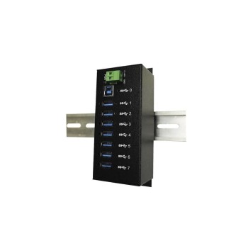 exSys EX-1187HMVS, 7x USB 3.0, Metall,, Din-Rail, with Überspannungsschutz, exSys EX-1187HMVS, 7x USB 3.0, Metall,, Din-Rail, with Überspannungsschutz,