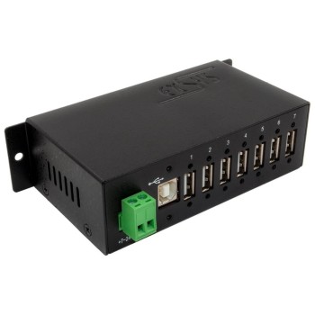EXSYS EX-1177HMVS, 7x USB 2.0, Metall,, Din-Rail, with Überspannungsschutz, EXSYS EX-1177HMVS, 7x USB 2.0, Metall,, Din-Rail, with Überspannungsschutz,