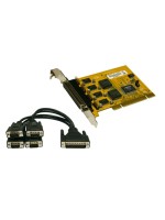 exSys EX-41054, 4xSeriell RS232, PCI-I/O-Karte, Octopus cable