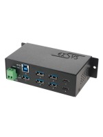 exSys EX-1197HMS, 7x USB 3.0 / 3.1 HUB, mit 7 Ports, CDP + DBP Modus, 7 - 48V