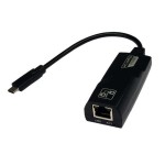 exSys EX-1318, 1x USB 3.0 HUB Ethernet Adap, mit 1 Ethernet Port, Adapter Lan pour USB C